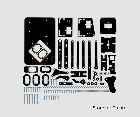 Acrylic Robotic Arms Frame (4 DOF)