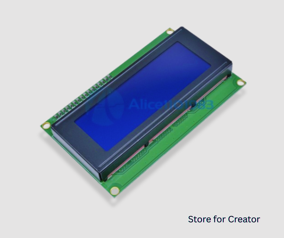 20×4 Character LCD Display Module (Blue)