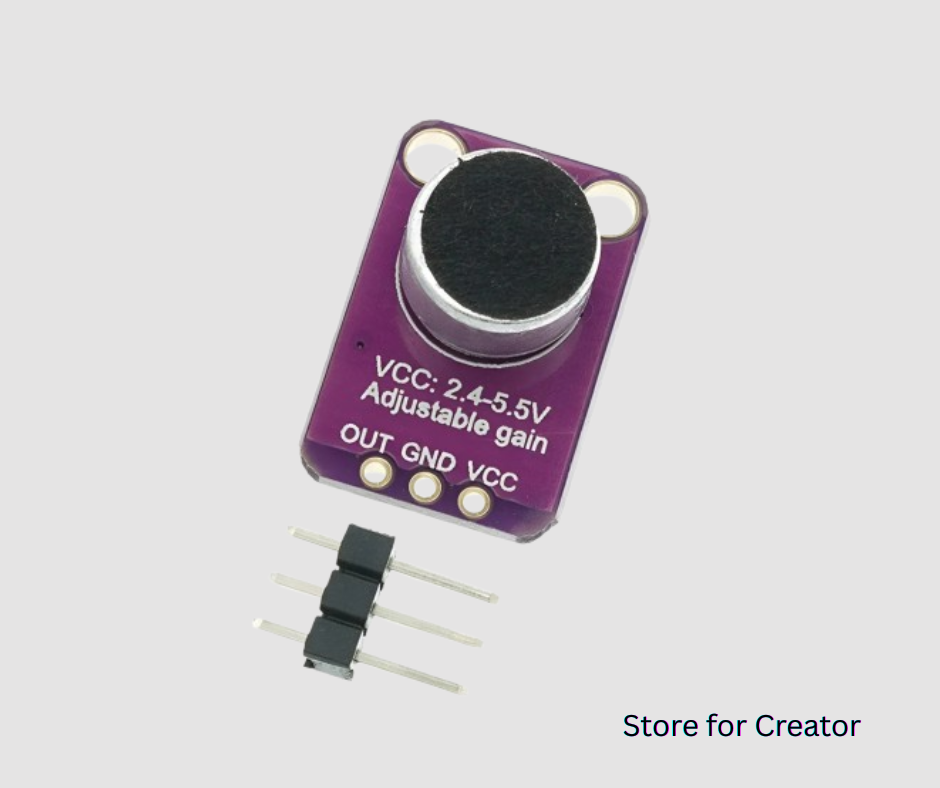 MAX4466 Microphone to Audio Signal Module