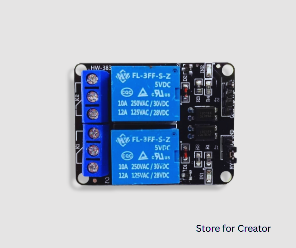 2 Channel Relay Module (5V,10A)