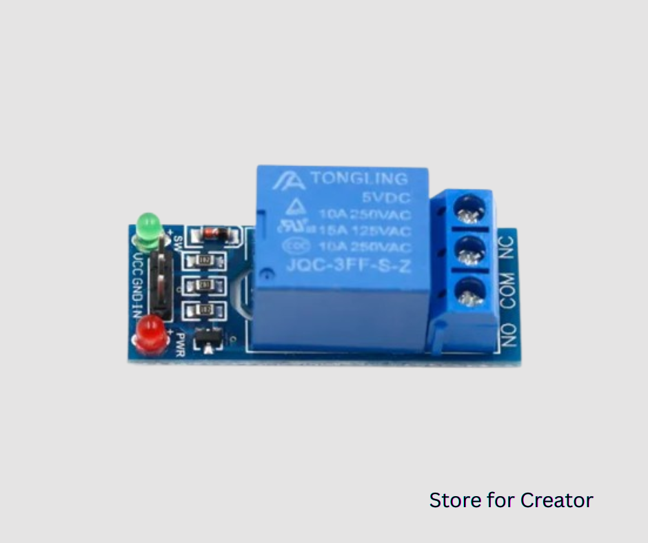 1 Channel Relay Module (5V,10A, HIGH ACTIVE)