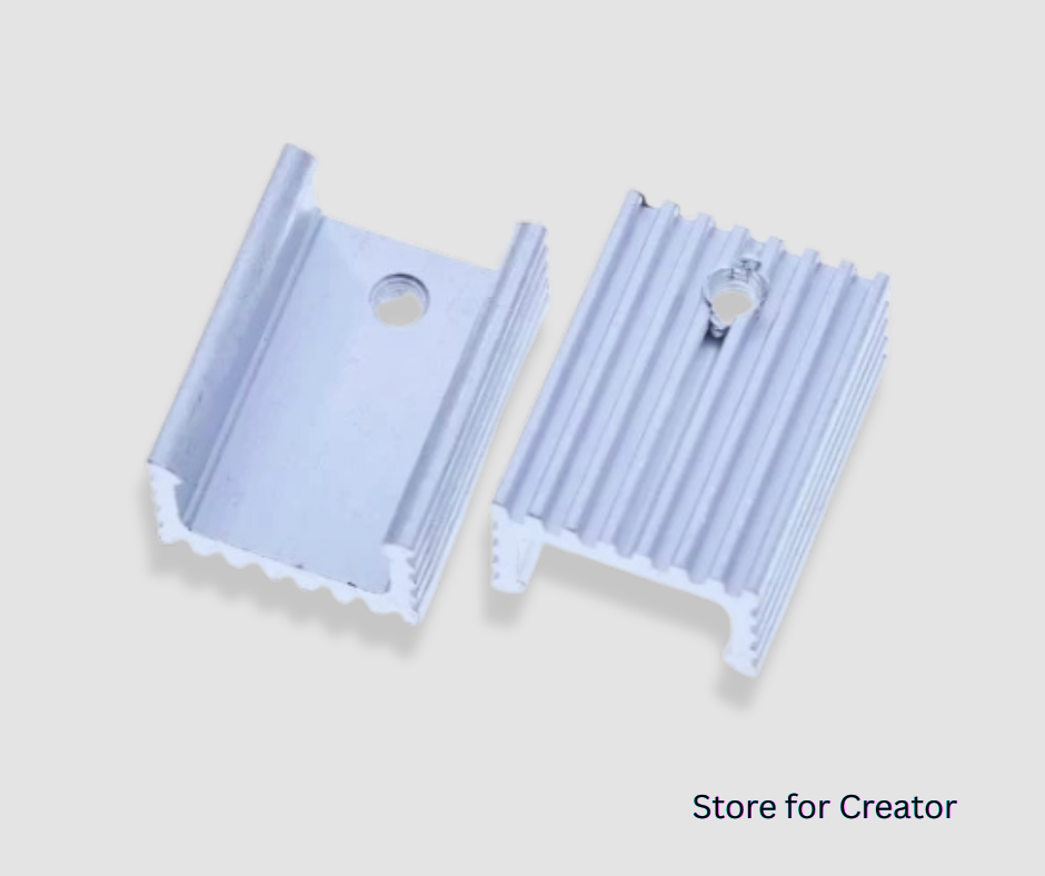 TO-220 Aluminum Heat Sink YK20 (Silver,15x10x20mm)