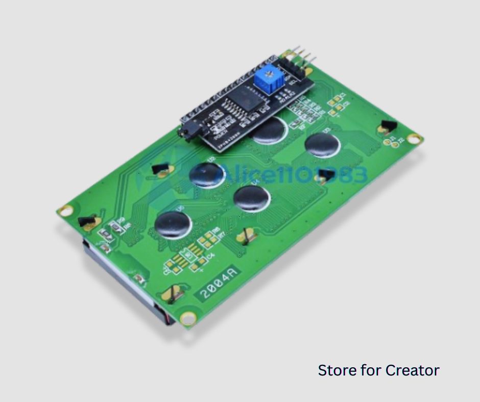 20×4 LCD Display Module + I2C Expander Module
