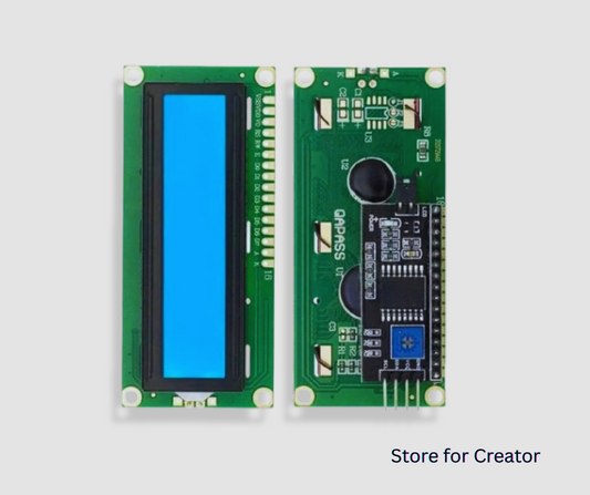 16×2 LCD Display Module + I2C Expander Module