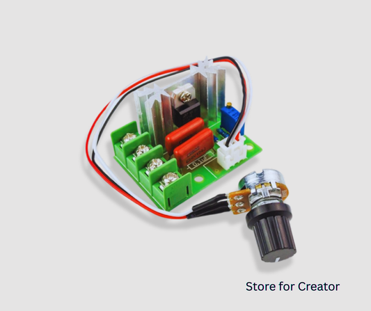 Motor Speed Controller Voltage Regulator with External Knob(2000W,25A,50-220V AC)