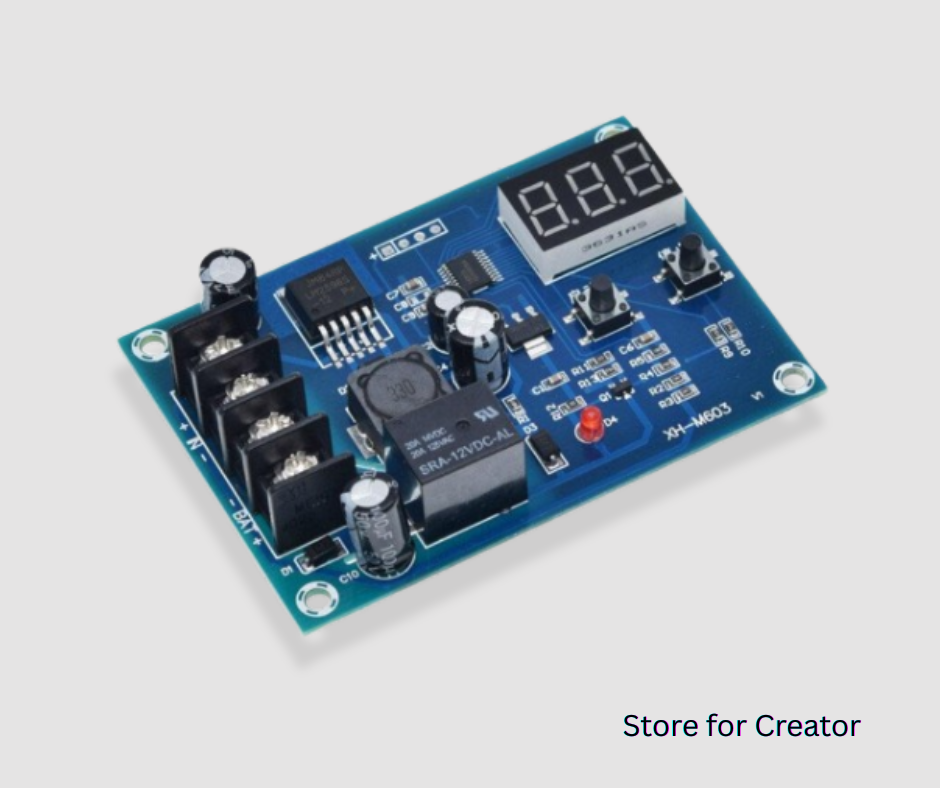 XH-M603 Charging Control Module With LED Display (Input DC 10-30V, 20A, Direct Output)