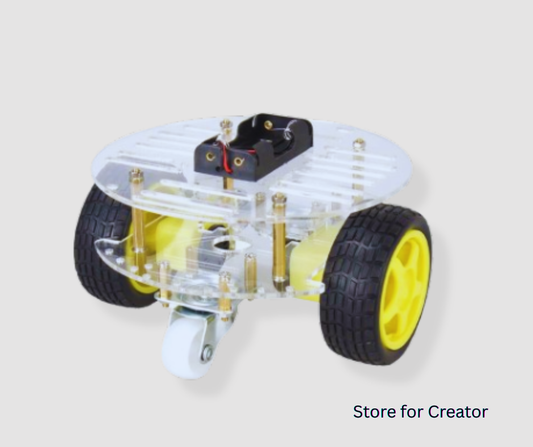 2WD Smart Car Chassis Kit (Acrylic Frame)