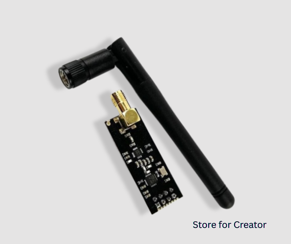 NRF24L01+PA+LNA Long Distance Wireless Module with Antenna (1.1 km, 2.4GHz)