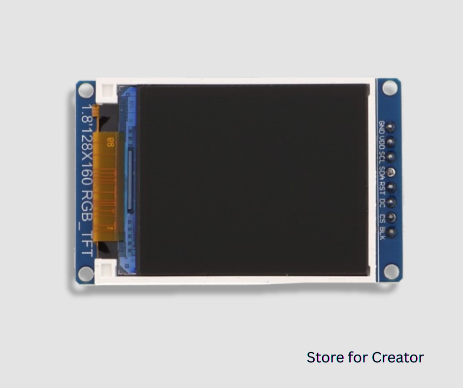 1.8 inch TFT LCD display - 128x160, SPI, Arduino compatible
