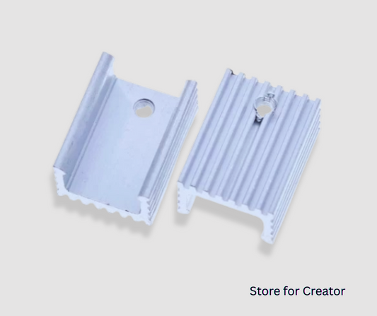 TO-220 Aluminum Heat Sink YK20 (Silver,15x10x20mm)