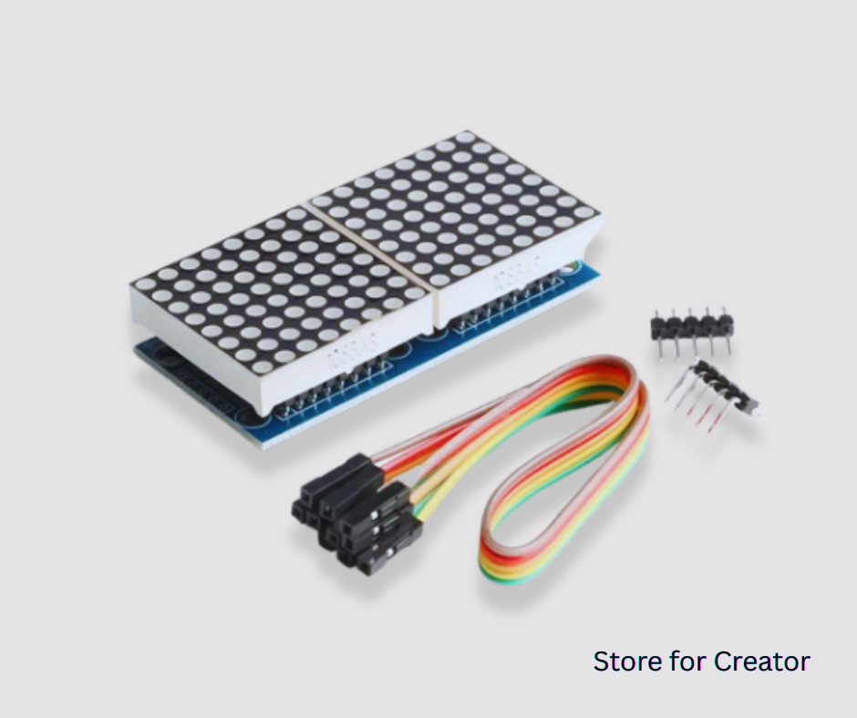 MAX7219 Dot Matrix LED Display Module (1×2)