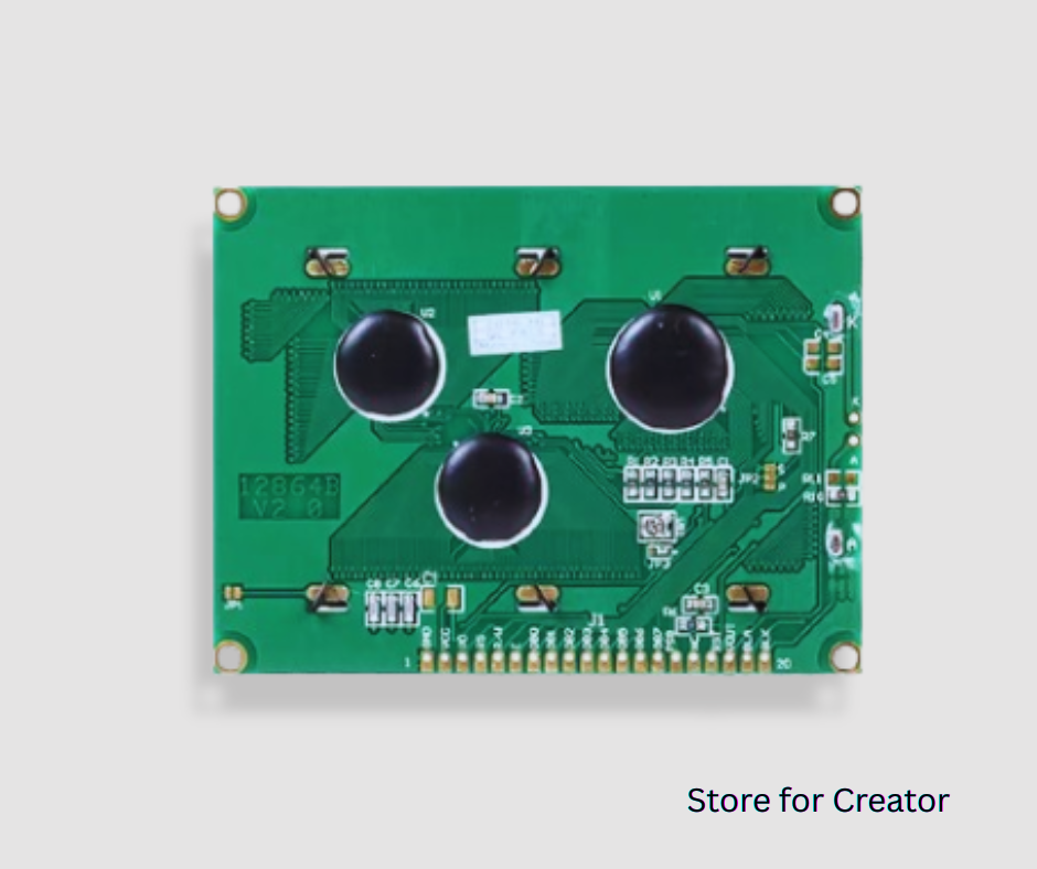128×64 Graphic LCD Display Module (Blue)