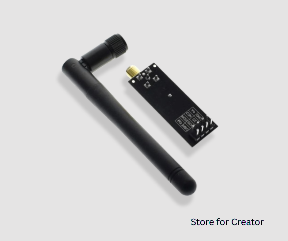 NRF24L01+PA+LNA Long Distance Wireless Module with Antenna (1.1 km, 2.4GHz)